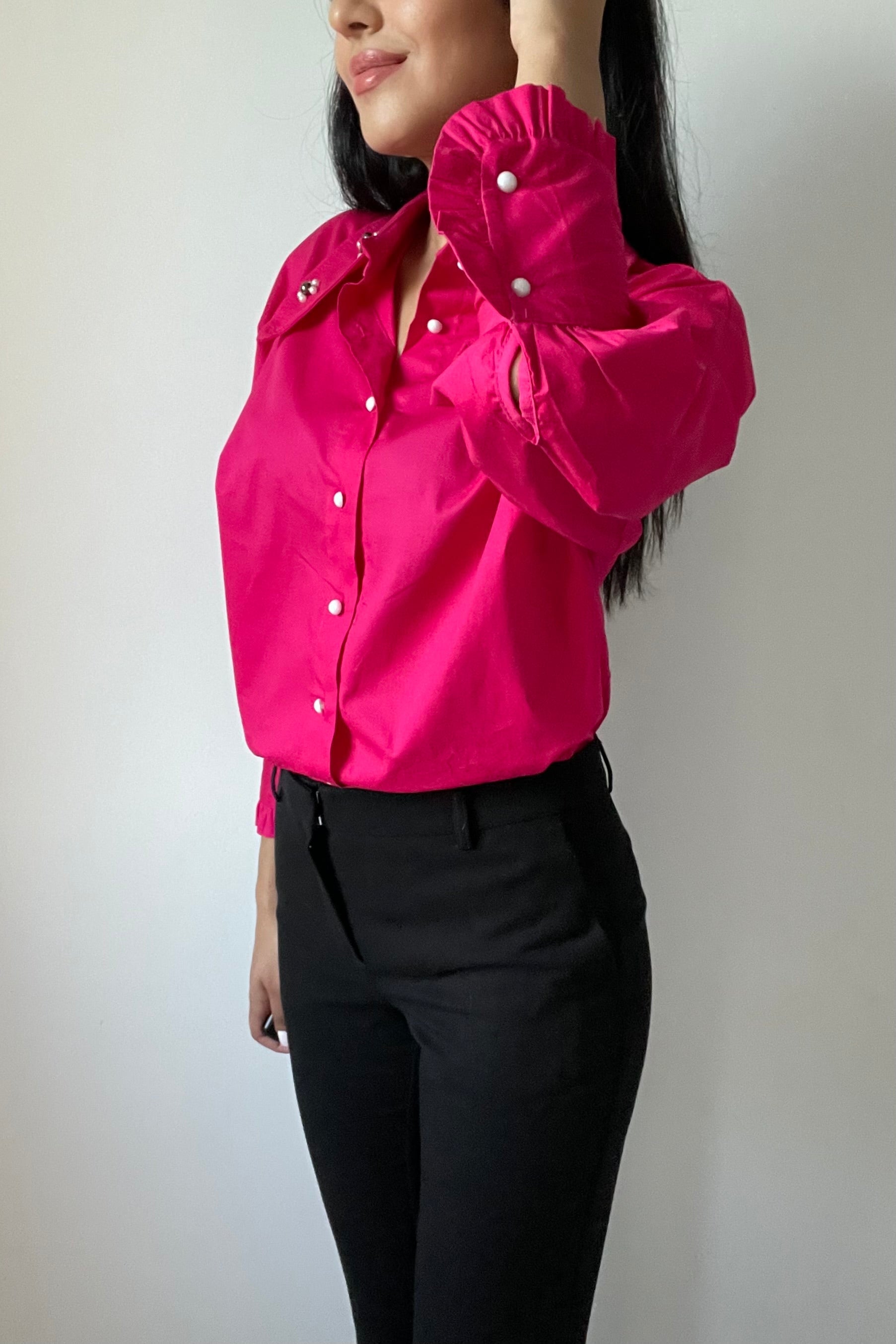 Chemise fushia Joy Working Girl Boutique Morocco