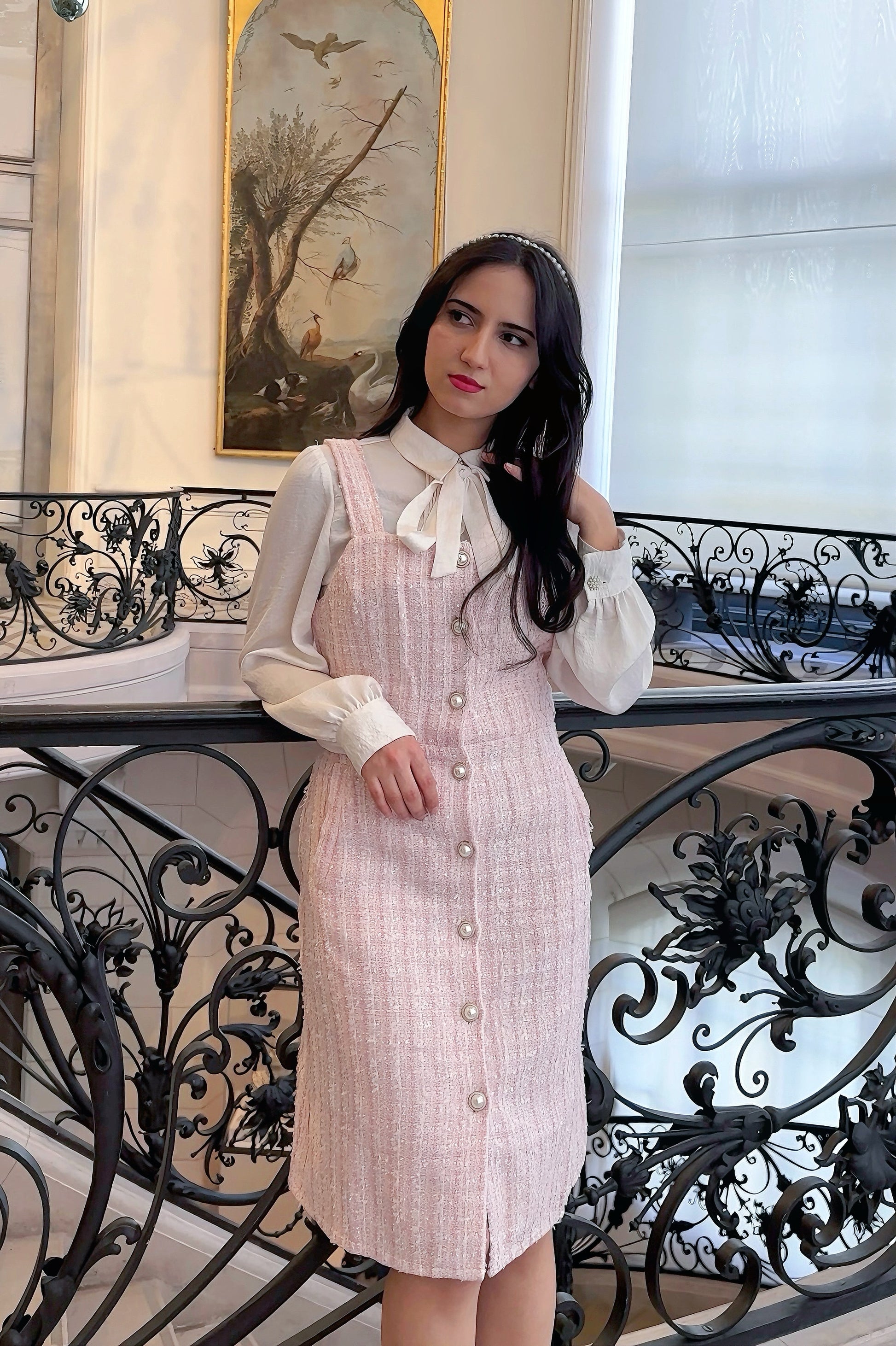 Robe en Tweed Emily – Working Girl Boutique Morocco